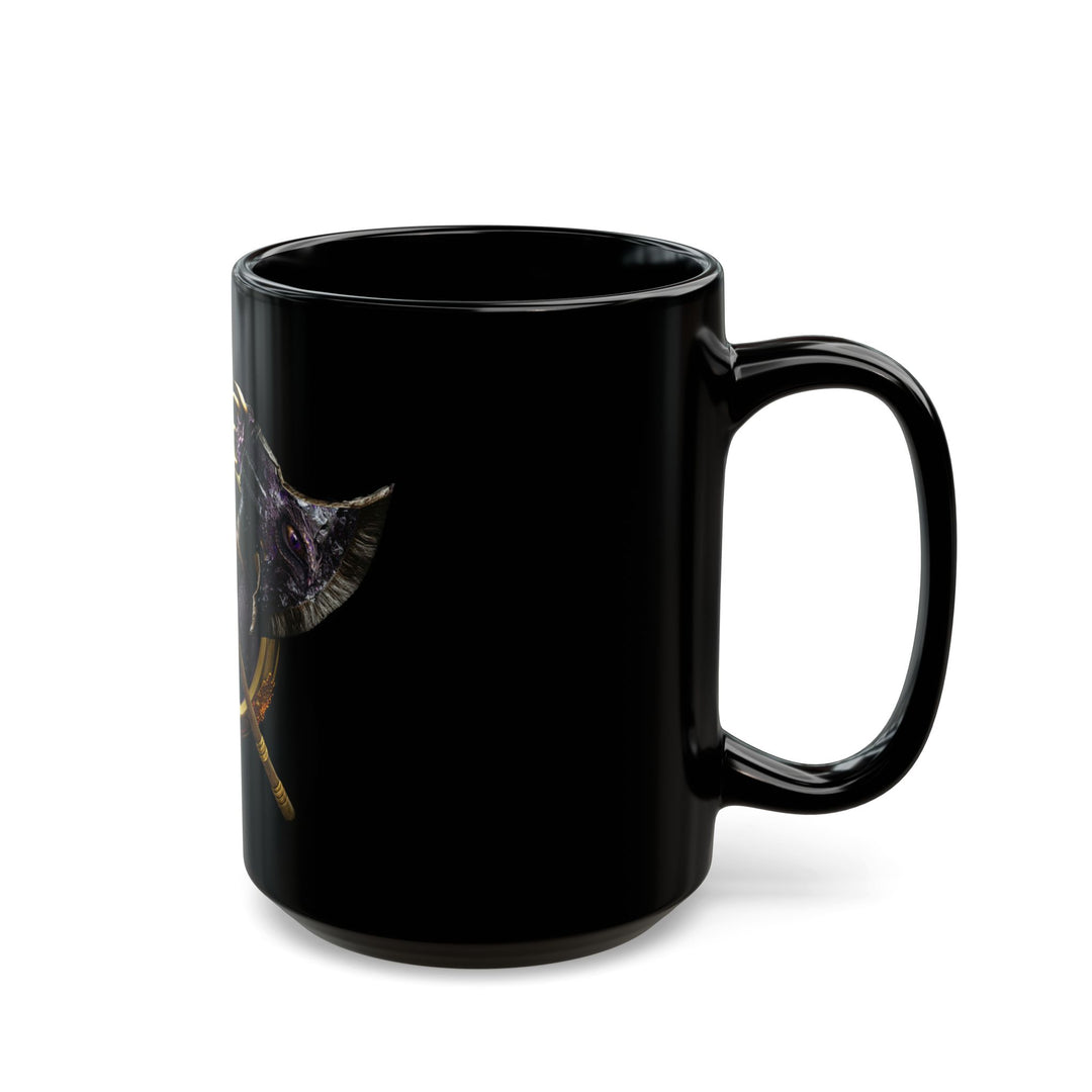 Immortality & Chaos Logo on Black Mug - 15oz